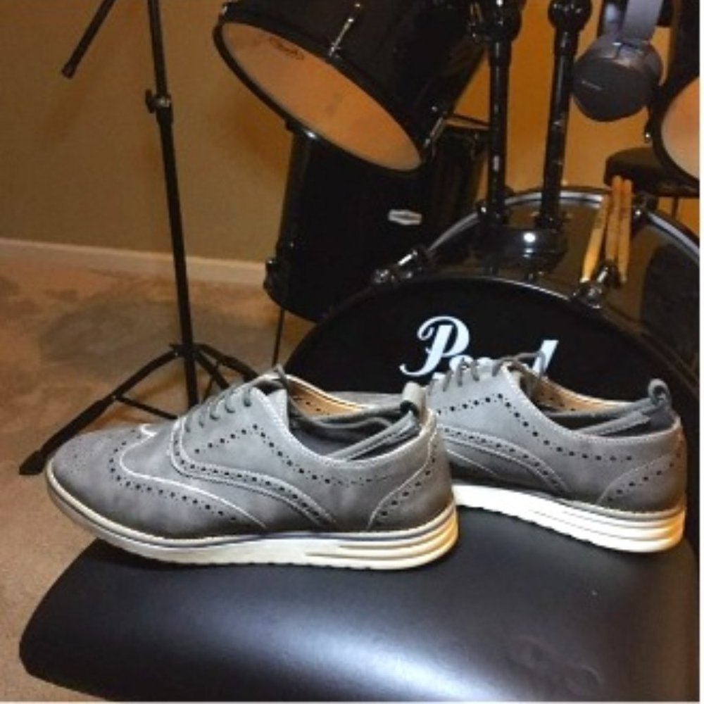Steve Madden Carry Wingtip Grey Oxford